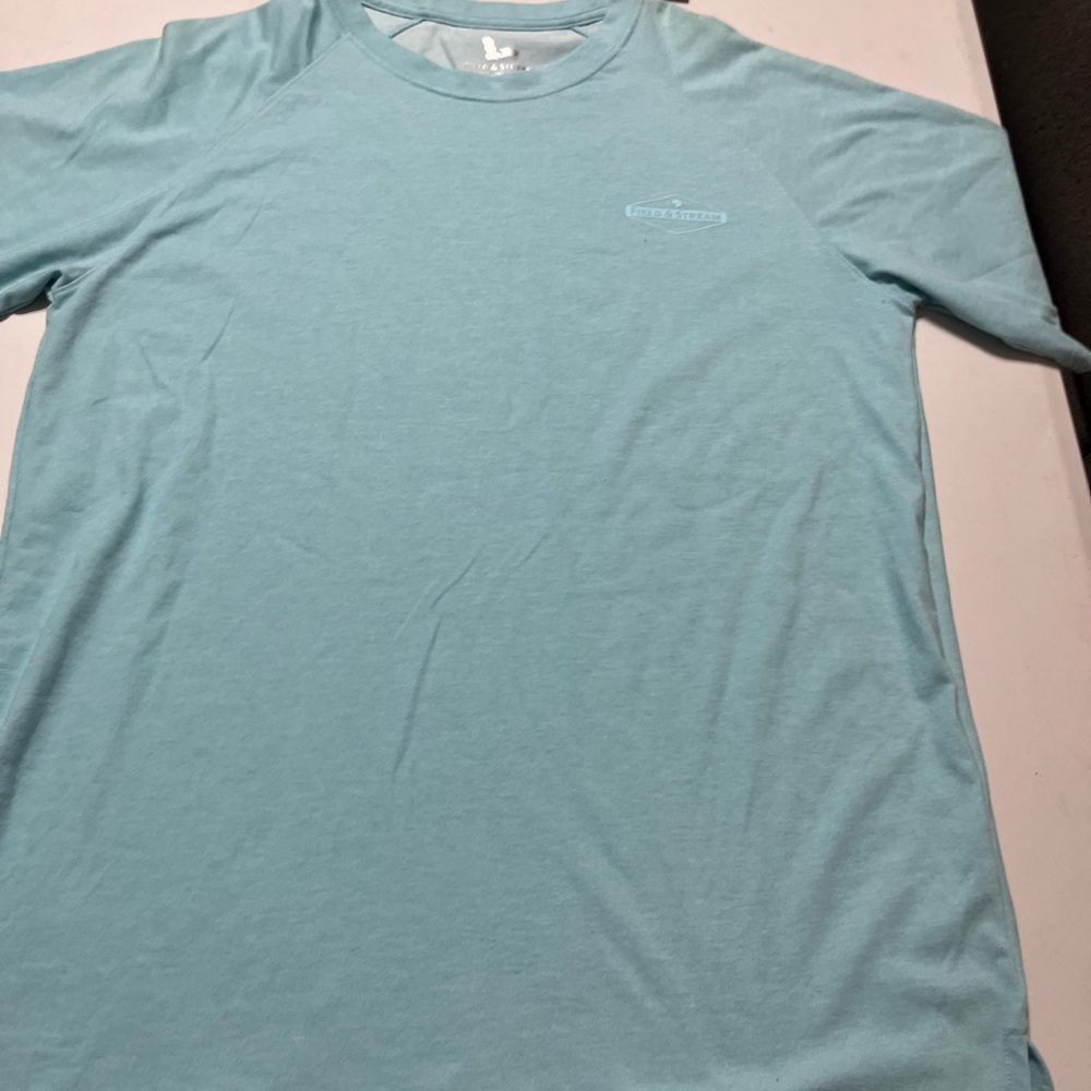 Field & Stream LG Aqua Men's Short Sleeve Tee UPF 50